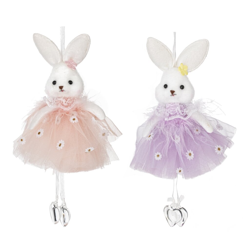 Изделие декоративное подвесное Зайка 4x3x11см 2в арт.816194 по цене 