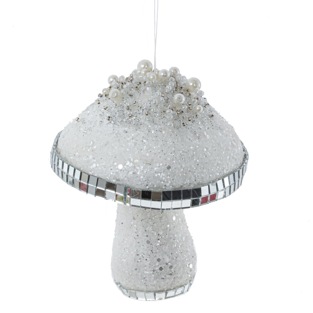 Изделие декоративное подвесное Гриб 9х9х12см арт.806883 по цене 