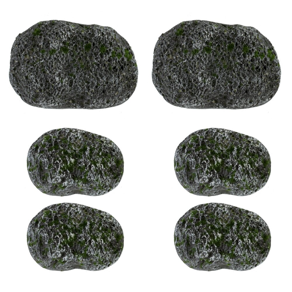 Камни декоративные набор 5шт 25х17х9,5см арт.817706 по цене 