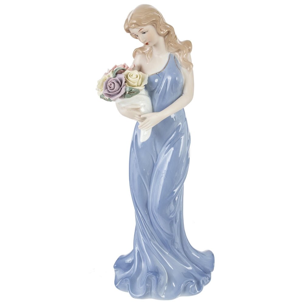 Фигурка Девушка 10x7x28см, керамика арт.820266 по цене 