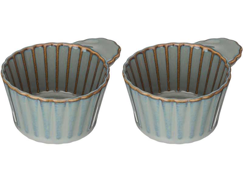 Набор форм для выпечки и сервировки Бронко Соул Китчен 2шт синий 10х8х4,5см 100мл арт.189-362 по цене 