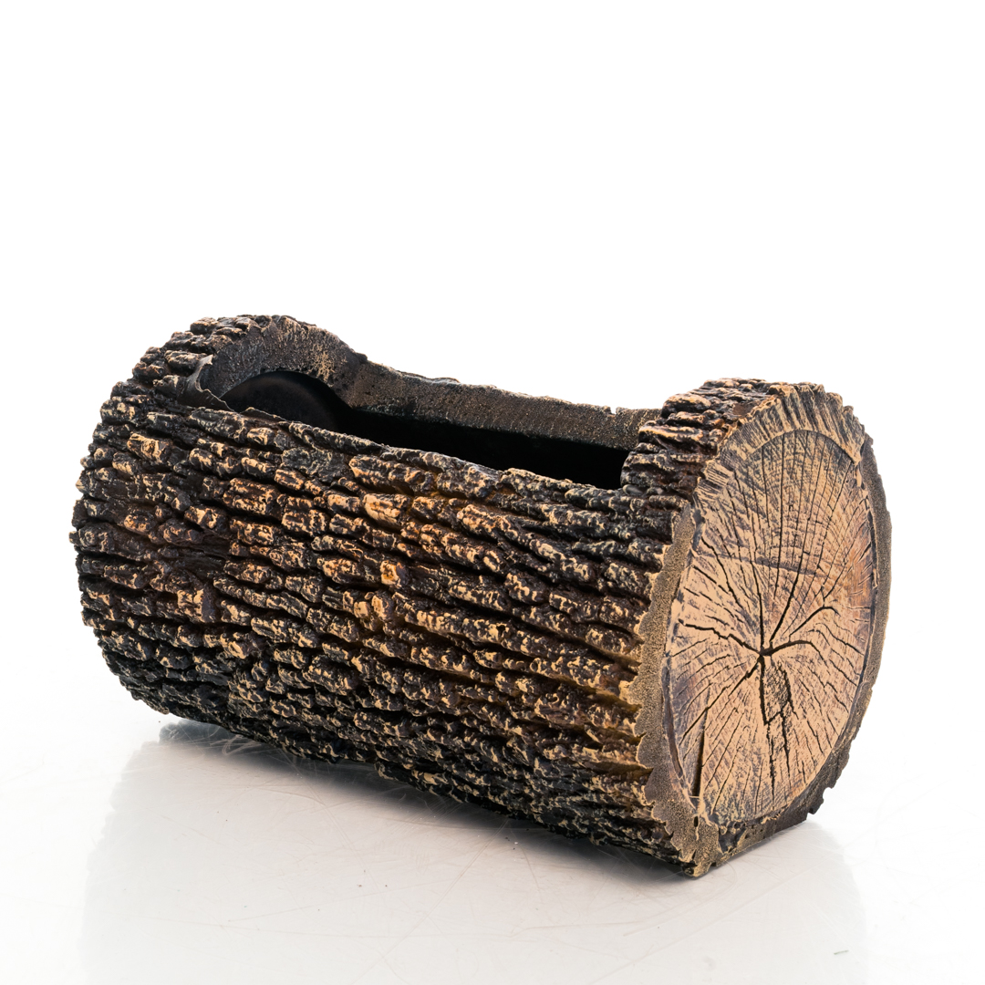 Кашпо для цветов бревно пенополиуретан арт.U09197 ППУ по цене 