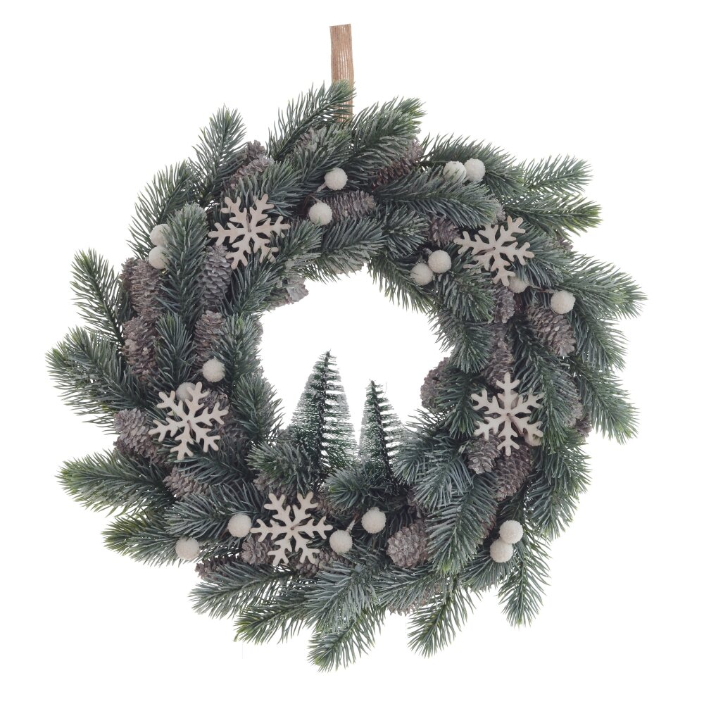 Изделие декоративное Венок 35х7х35см арт.808823 по цене 