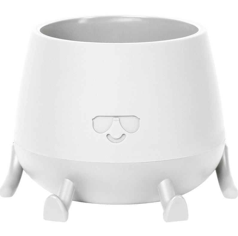 Кашпо Мистер Крутой 0,6л белый, пластик арт.КШ-1850 по цене 