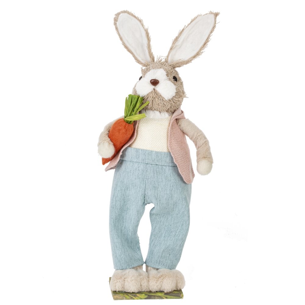 Фигурка декоративная Заяц 13x10x40см арт.815149 по цене 