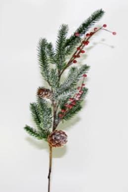 Украшение подвесное Сосновая ветка, Н75см по цене 