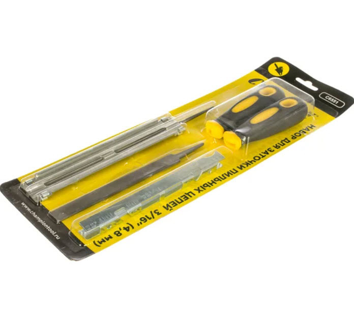 Набор для заточки пильных цепей CHAMPION С6551 по цене 