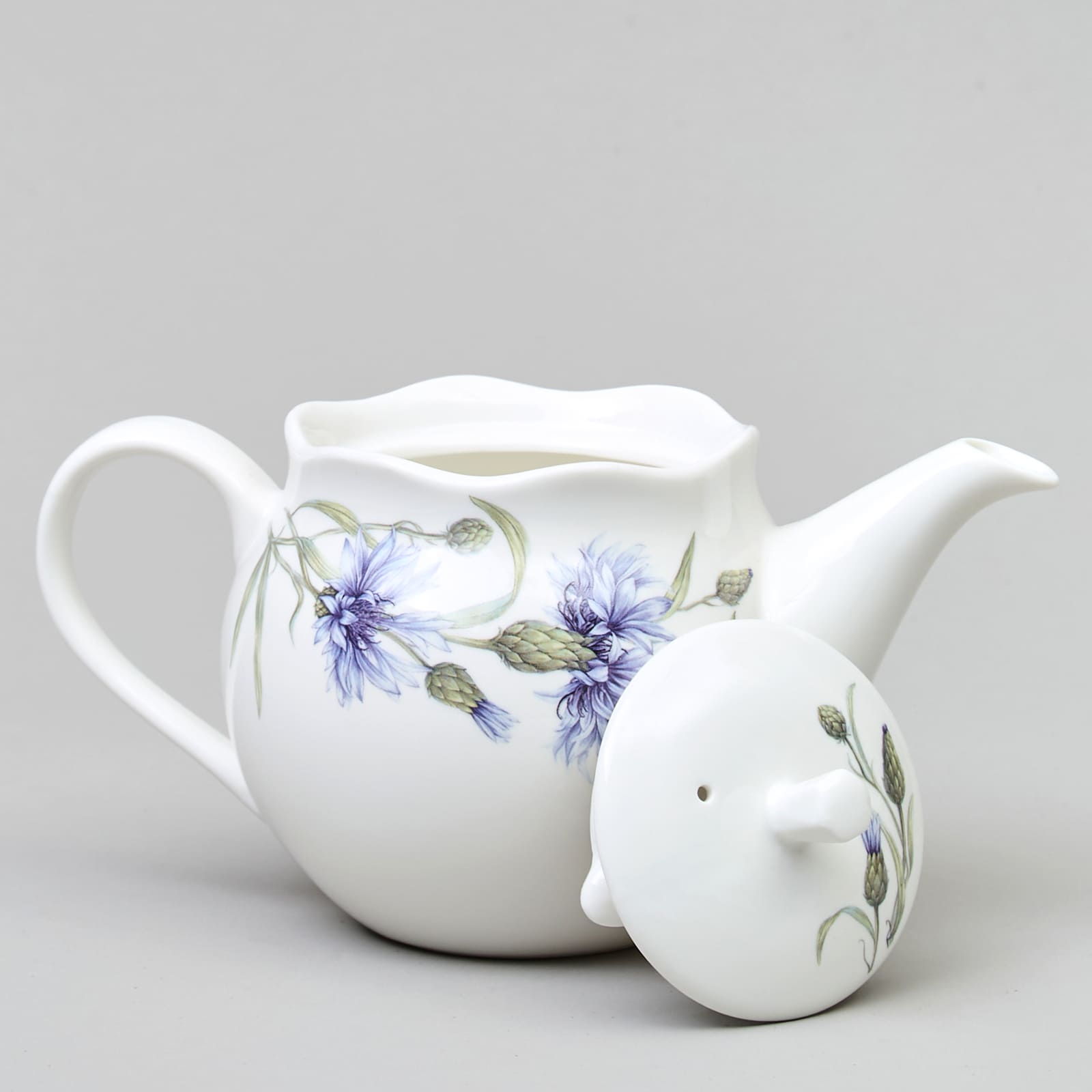 Чайник Лефард Васильки 500мл, фарфор арт.760-832 по цене 