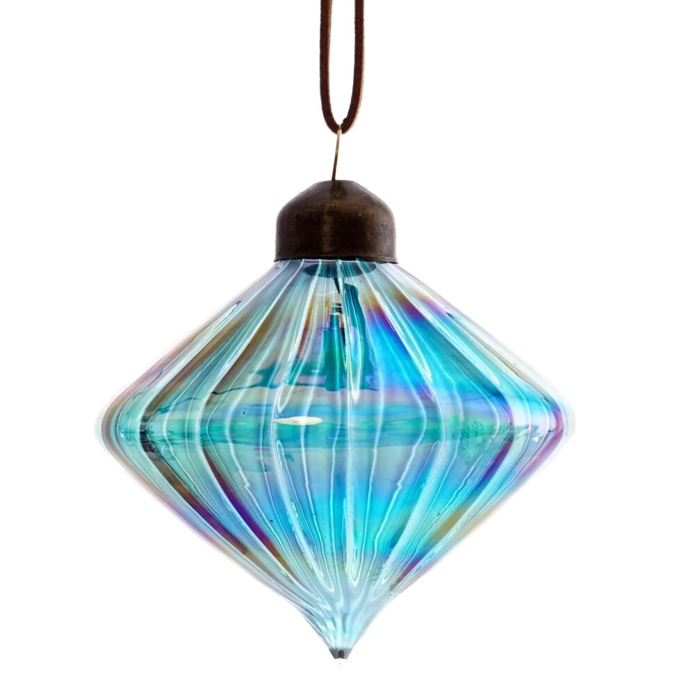 Украшение новогоднее Капля 8,5х8,5х9см, стекло арт.811828 по цене 