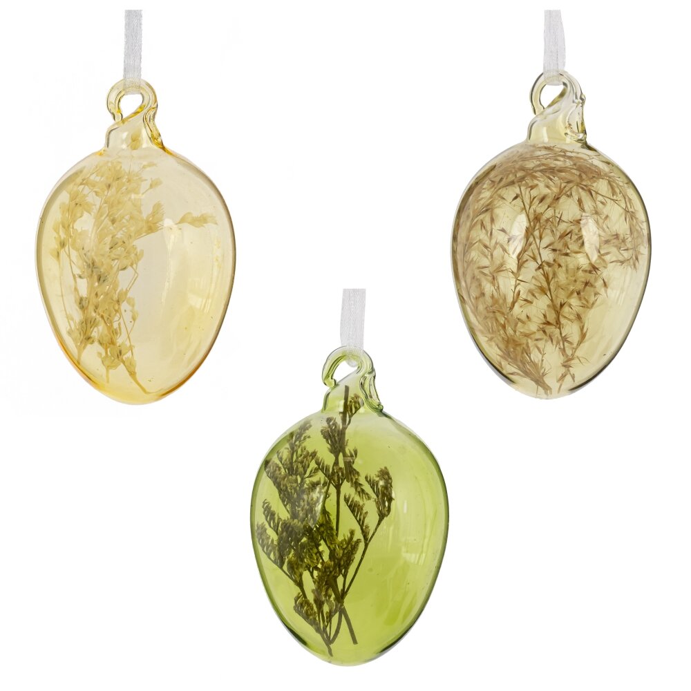 Набор из 3-х изделий подвесных Яйцо пасхальное 16,5x9,5x5,5см арт.816173 по цене 