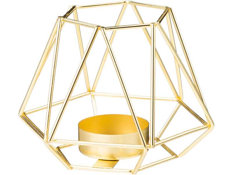 Подсвечник Бронко на 1 свечу 11х11х8,5см, металл арт.120-223 по цене 