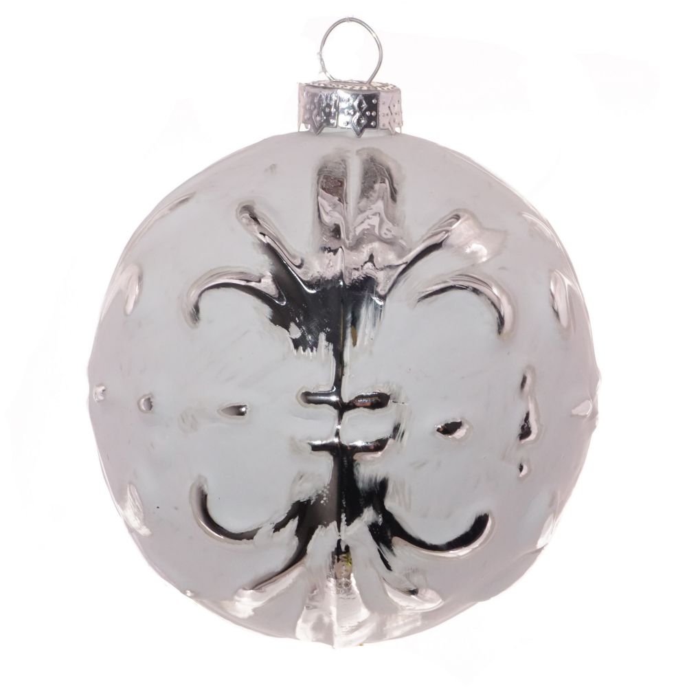 Украшение новогоднее Шар Винтаж с узором 8см стекло арт.719652 по цене 