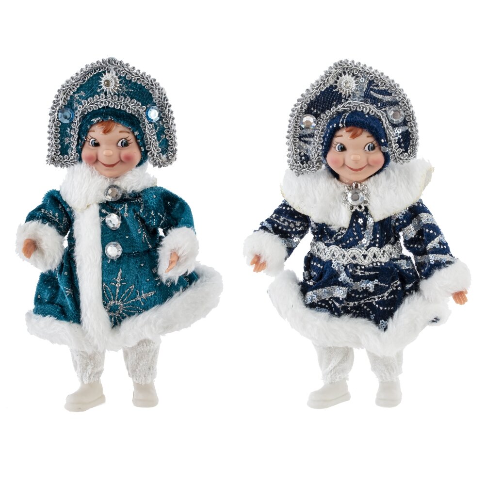 Игрушка набивная Снегурочка 12х6х23см 2в. арт.823721 по цене 
