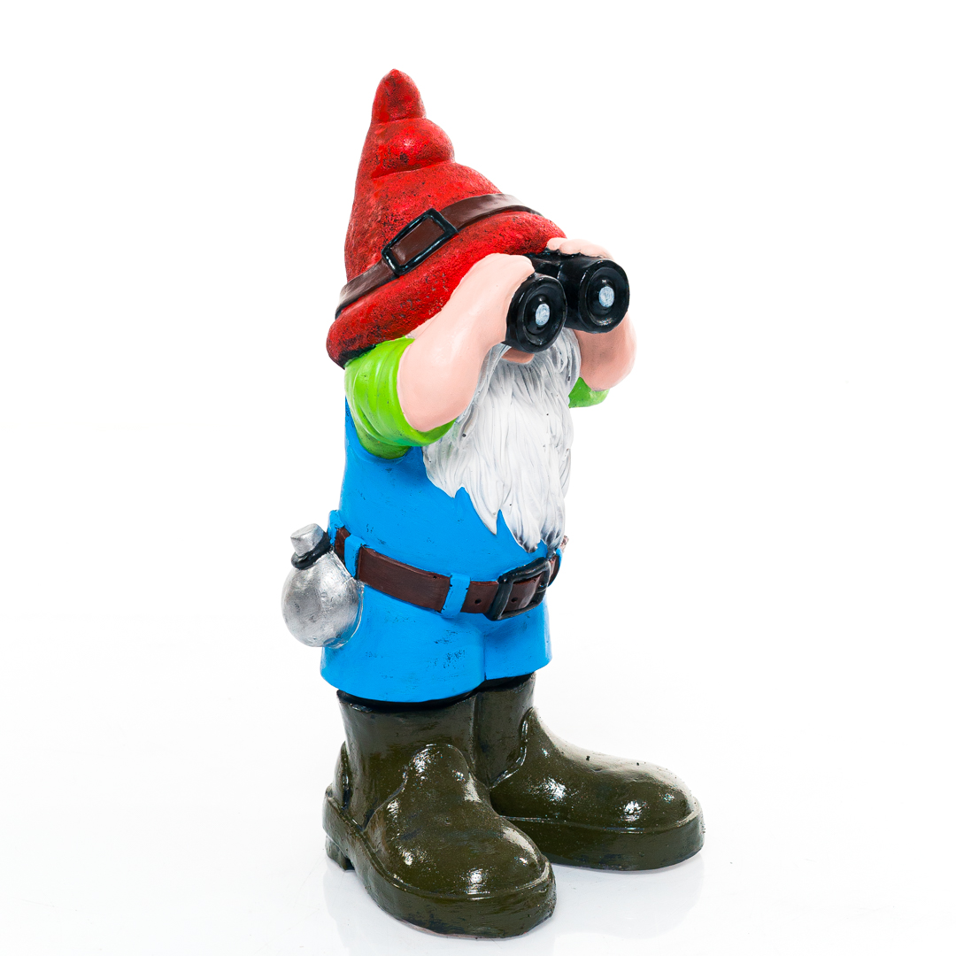 Фигура садовая Гном с биноклем полистоун арт.F09315 по цене 