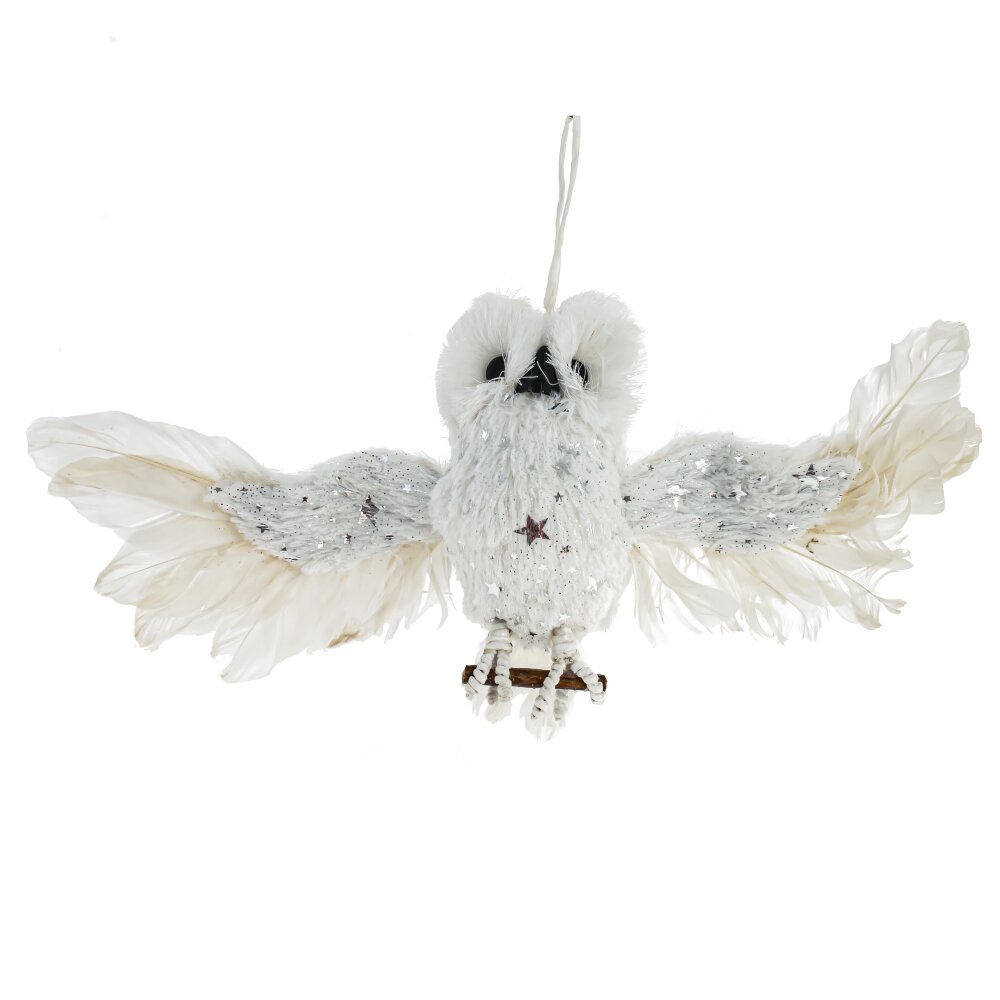 Изделие декоративное подвесное Сова 34х12х18см арт.791904 по цене 