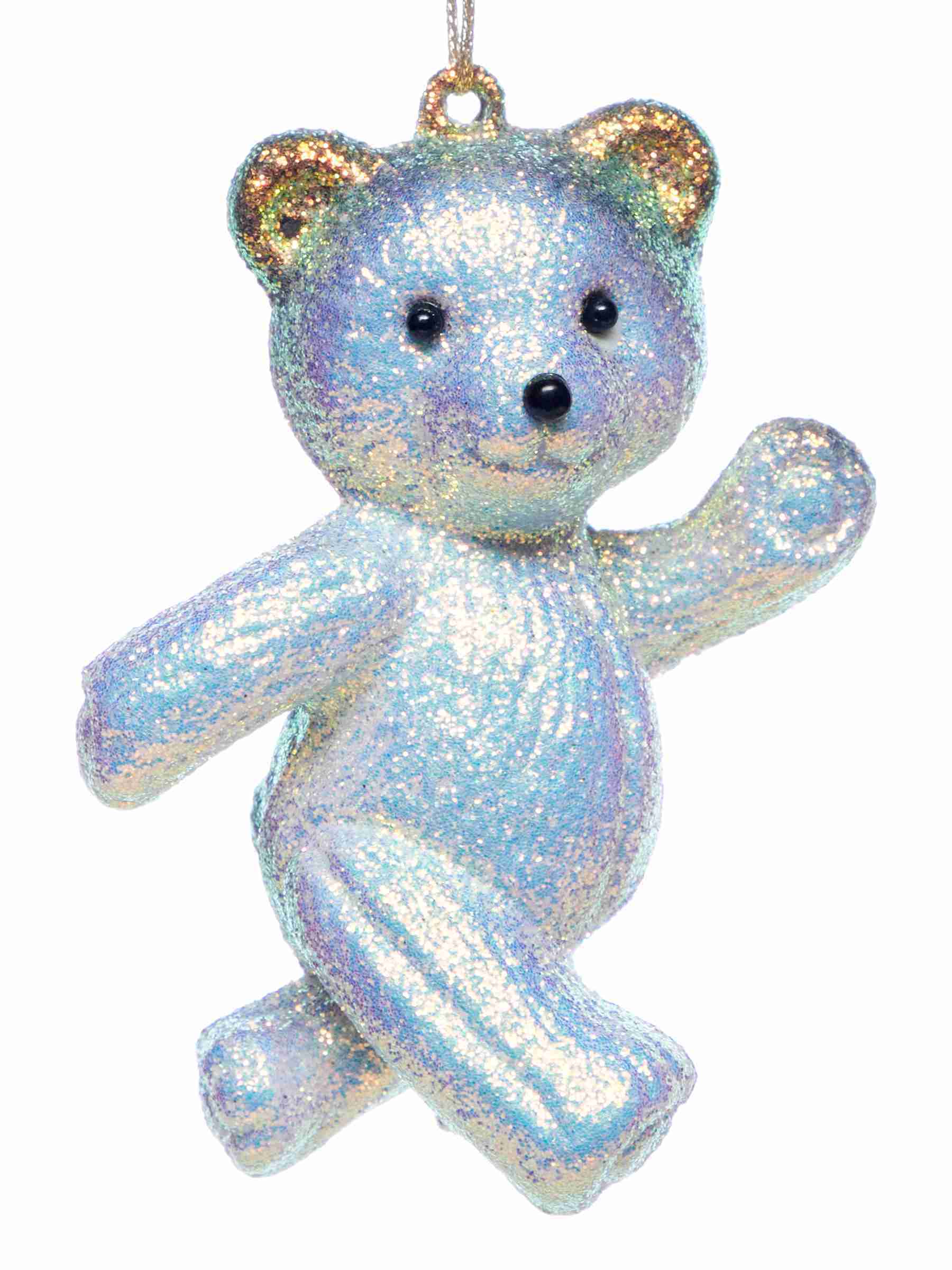 Украшение новогоднее подвесное Медвежонок 4х7х9см арт.92209 по цене 