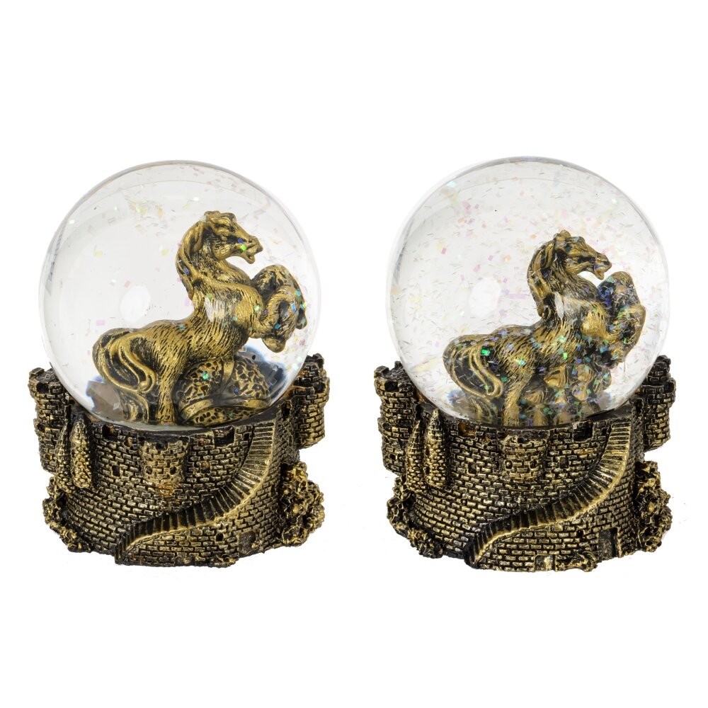 Фигурка в стекл шаре Лошадь 6,5х6,5х9см, 2в арт.823315 по цене 