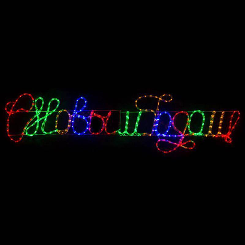 Фигура дюралайт  С новым годом на LED для помещений по цене 