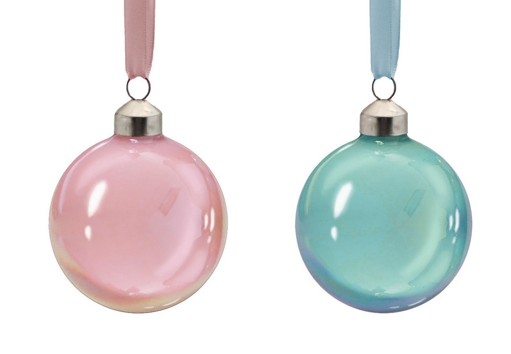 Украшение новогоднее Шар 8см цвет в ассортименте стекло арт.90718 по цене 