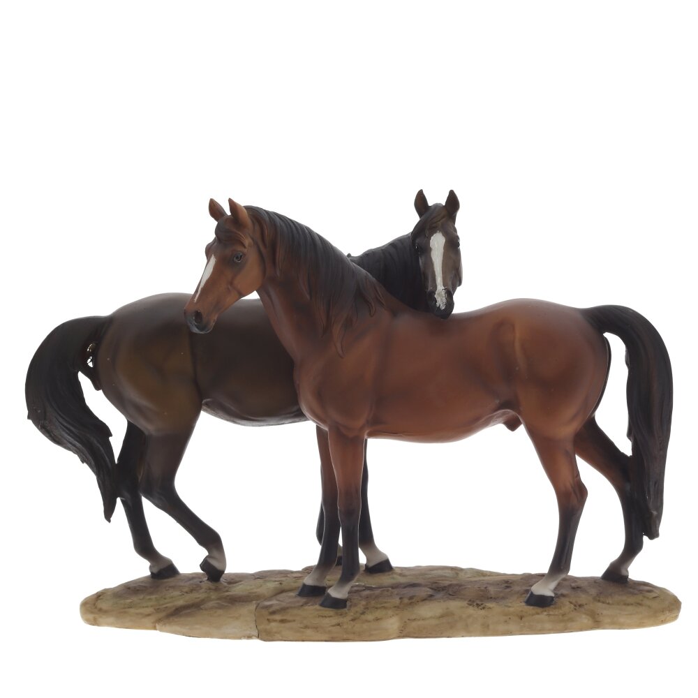 Фигурка декоративная Лошади 31,5х14х23,5см арт.821586 по цене 