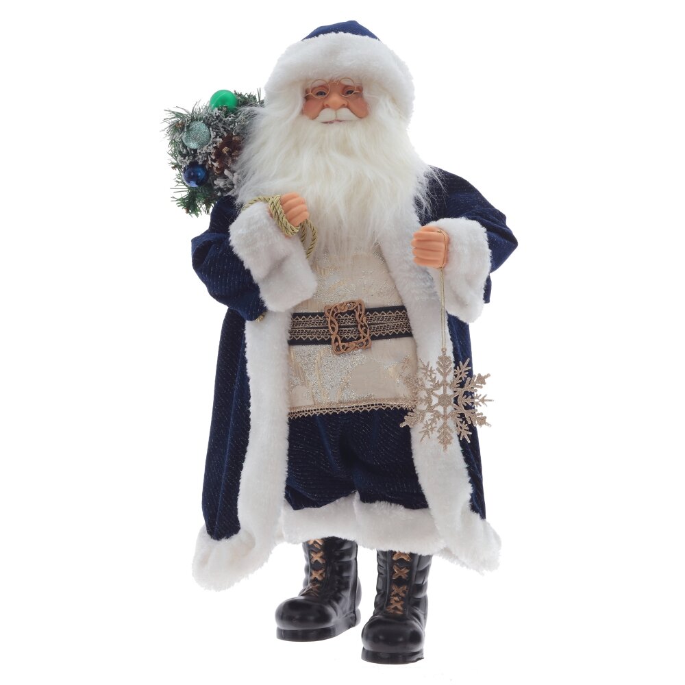 Фигура декоративная Дед Мороз 27х33х61см арт.812848 по цене 
