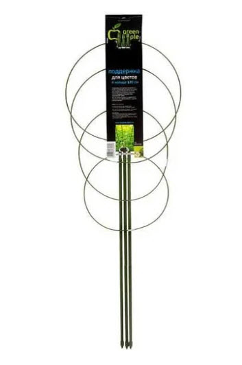 Поддержка для цветов 4 кольца 1,2м GFS-4-120 GREEN APPLE по цене 