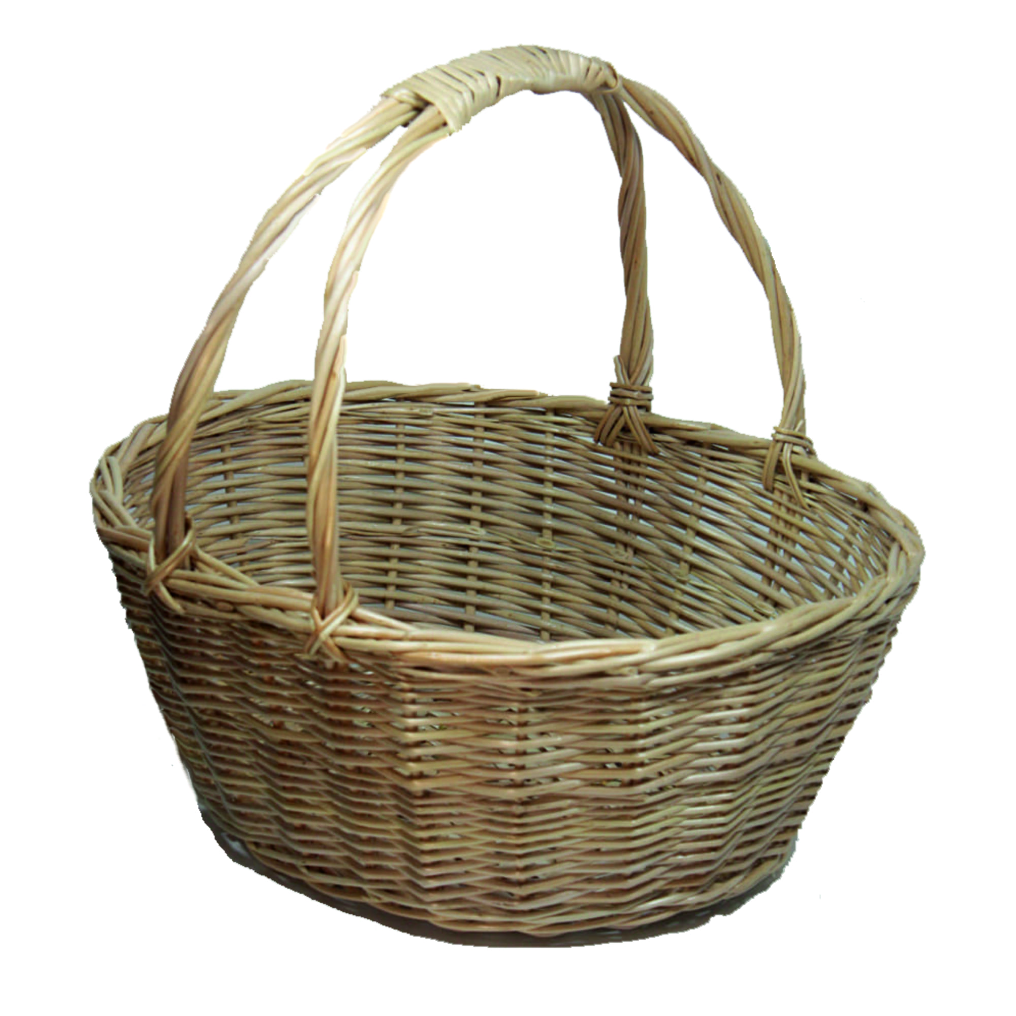 Корзина плетеная для яблок 35x30см, овальная арт.НХП0084/1 по цене 