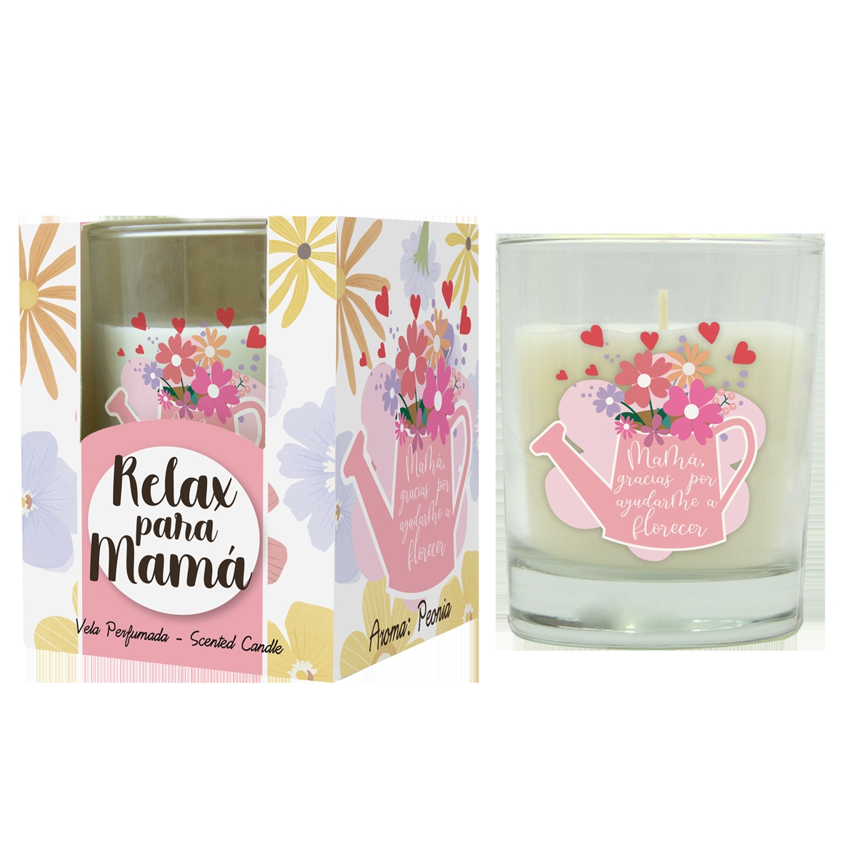Свеча ароматизированная в стакане Отдых для мамы арт.901853 по цене 