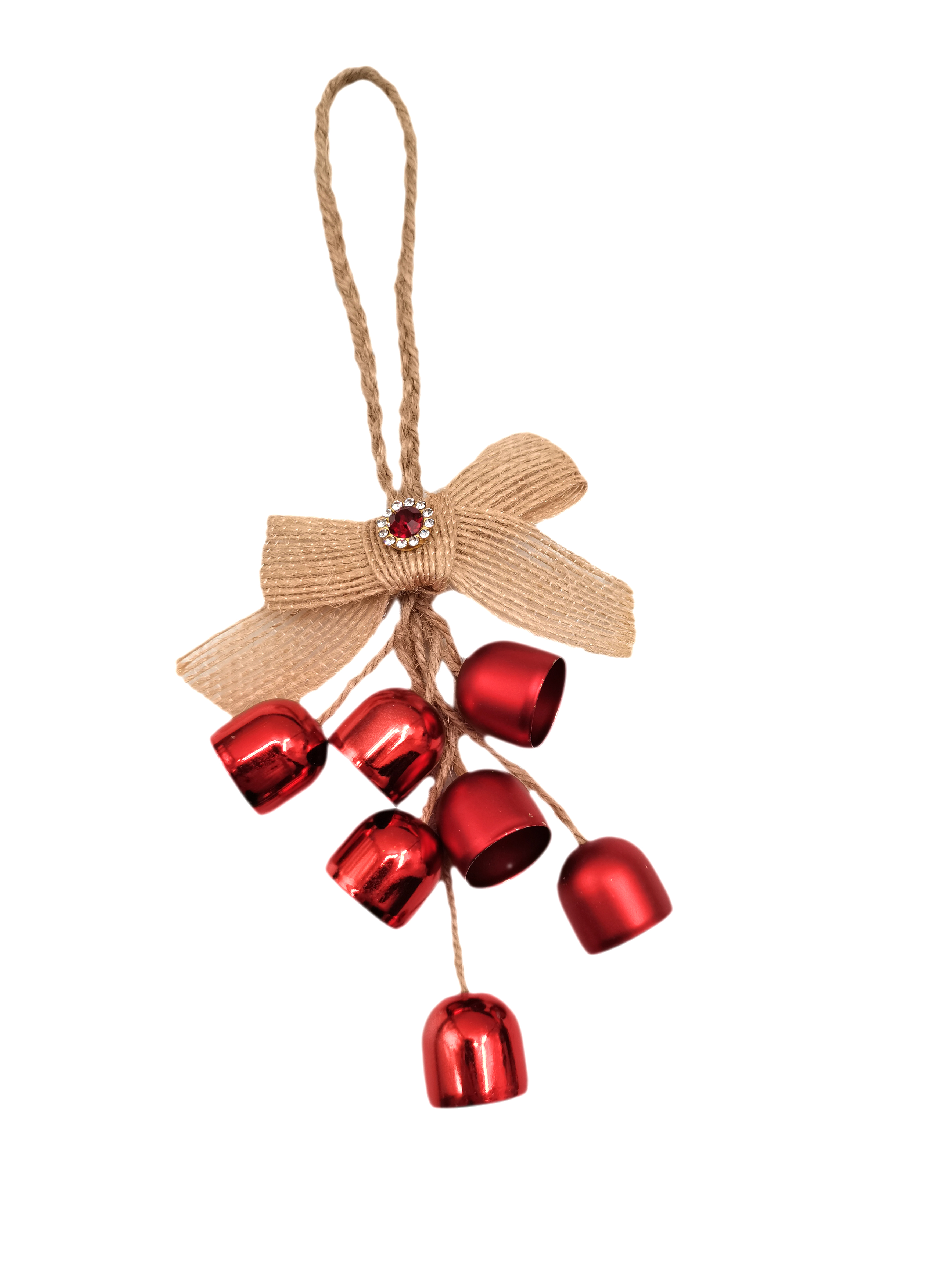 Украшение новогоднее Бубенчики 13x6,5x4,5см арт. 91032 по цене 