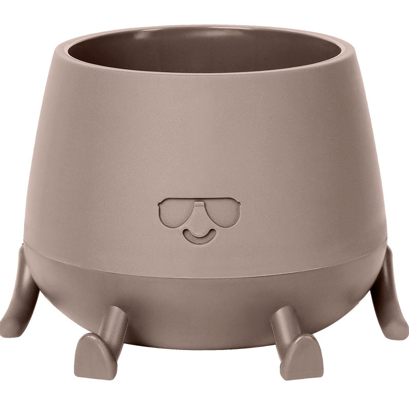 Кашпо Мистер Крутой 0,6л пралине, пластик арт.КШ-1853 по цене 