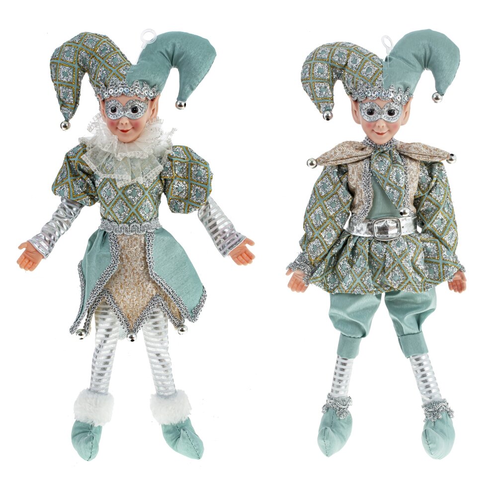 Изделие декоративное подвесное Клоун 15х7х40см арт.793541 по цене 