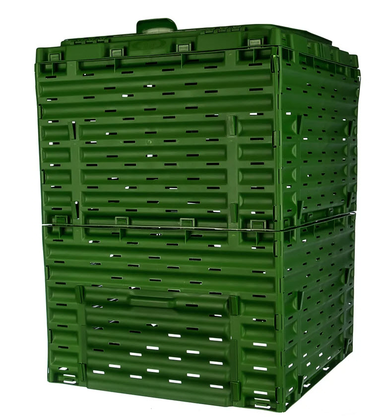 Компостер с крышкой Питеко 300 л, зелёный К2130 по цене 