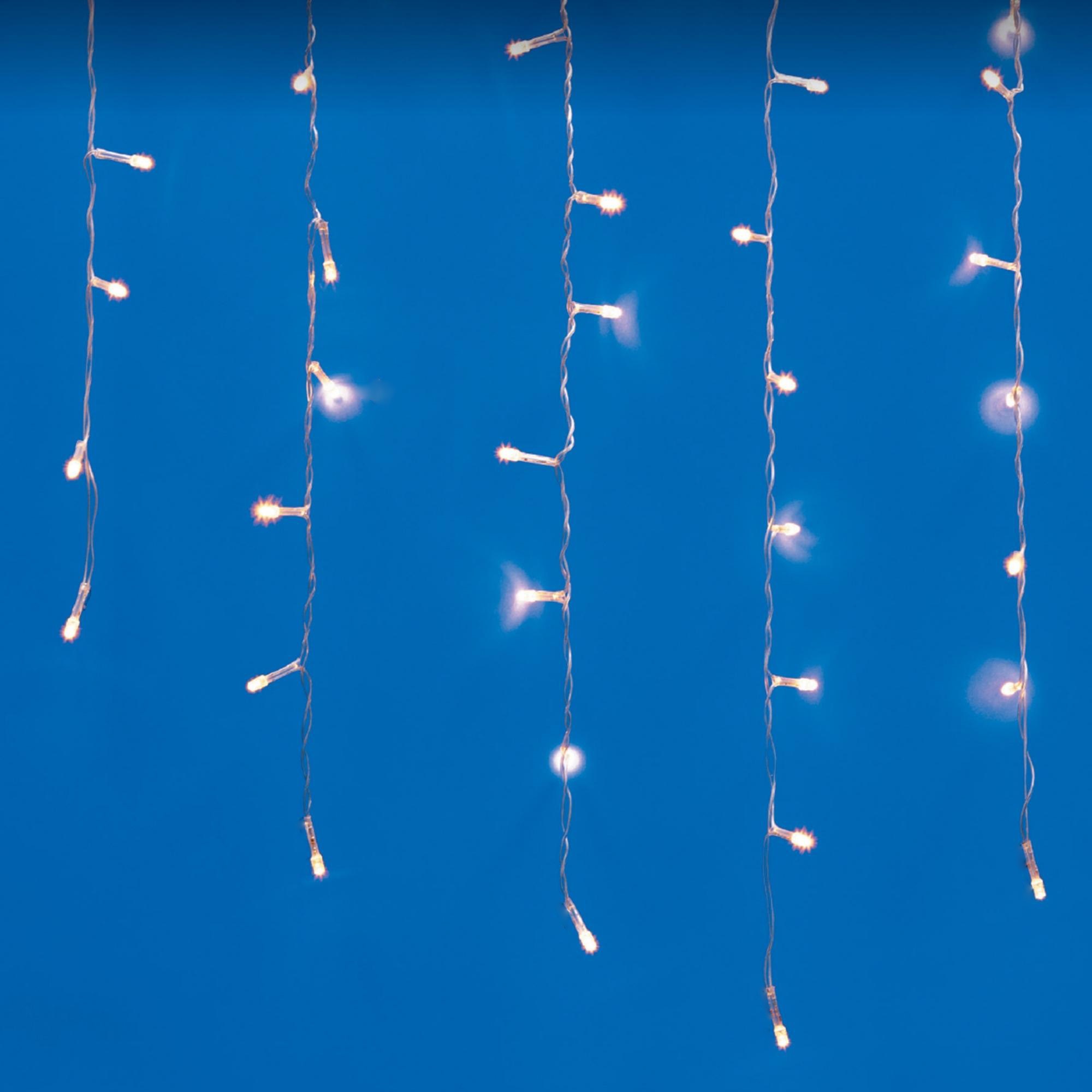 Электрогирлянда Бахрома с пультом 20м 480 светодиодов, теплый белый свет арт.UL-00008560 по цене 