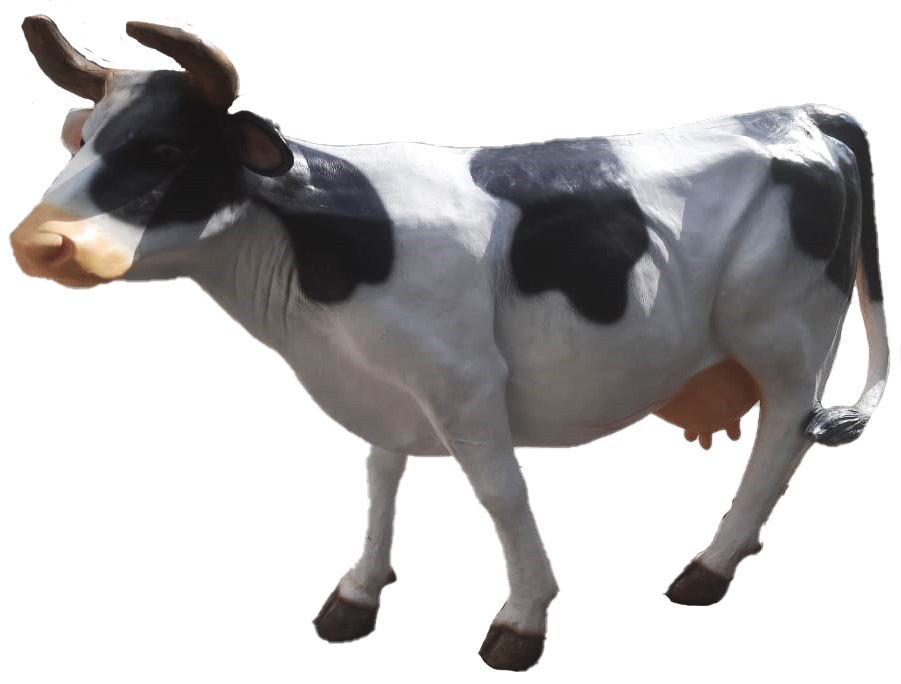 Фигура Корова в натуральный рост 165х216см, полистоун арт.ФП448 по цене 
