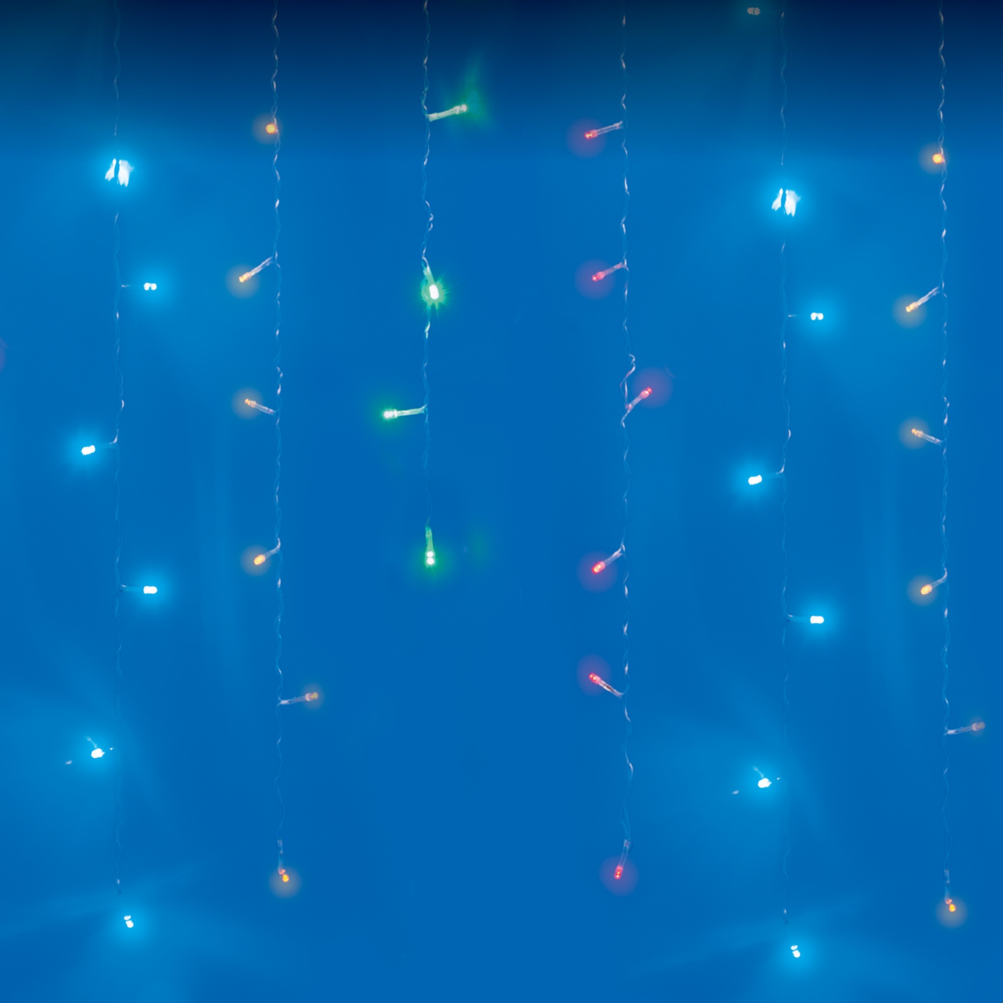 Электрогирлянда Бахрома с пультом 20м 480 разноцветных светодиодов арт.UL-00008558 по цене 