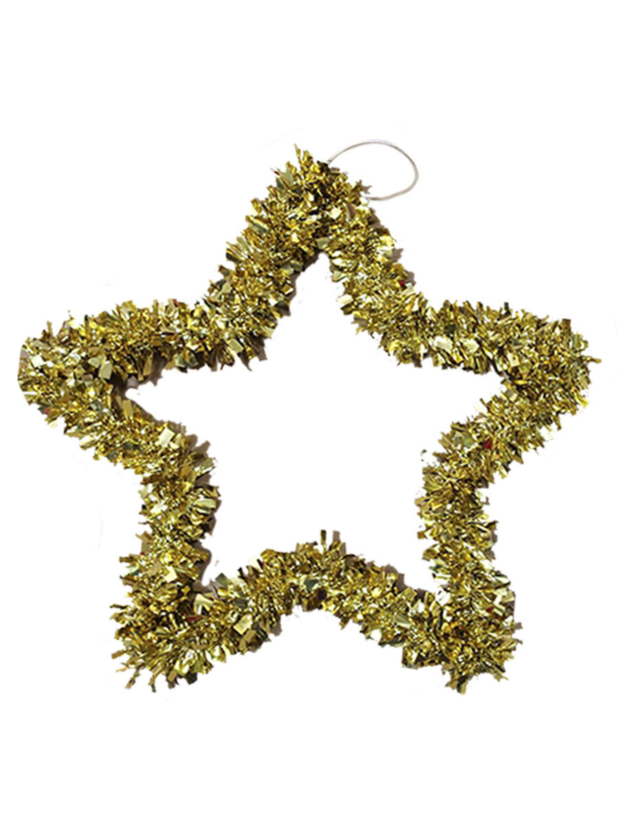 Украшение новогоднее венок из мишуры 1,5х33х33см арт.92803 по цене 