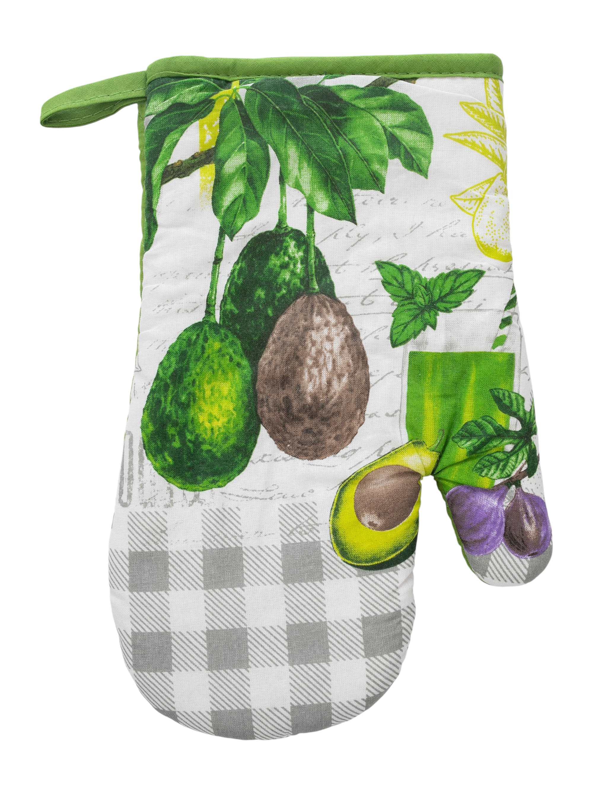 Прихватка-рукавица 17х27см правая, хлопок арт.АВОКАДО_1R по цене 