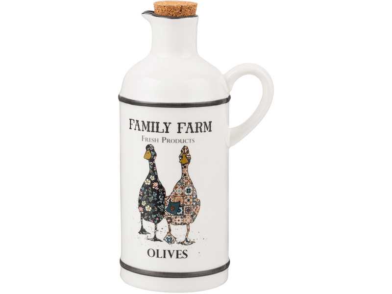 Бутылка для масла Лефард Семейная ферма 430мл 18см, фарфор арт.263-1244 по цене 