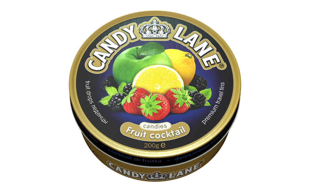 Леденцы Кэнди Лэйн фрукт.фрукт.коктейль,ж/б по цене 