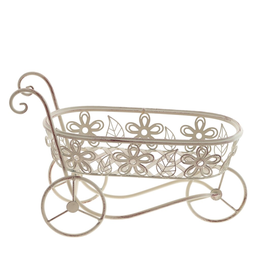 Подставка для цветов Тачка большая 48х22х30см арт.787286 по цене 