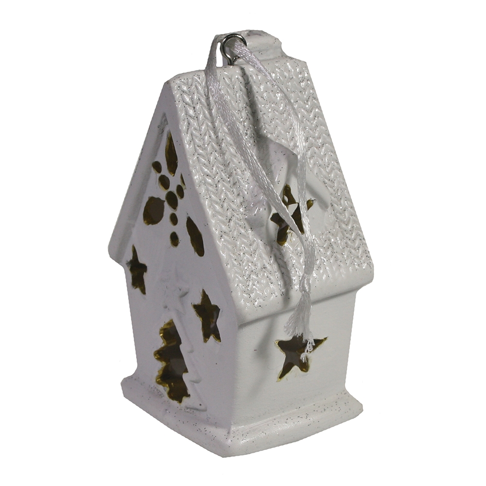 Подвеска Домик с резными узорами 4,5х6х9,5см полистоун арт.715228/D100 по цене 