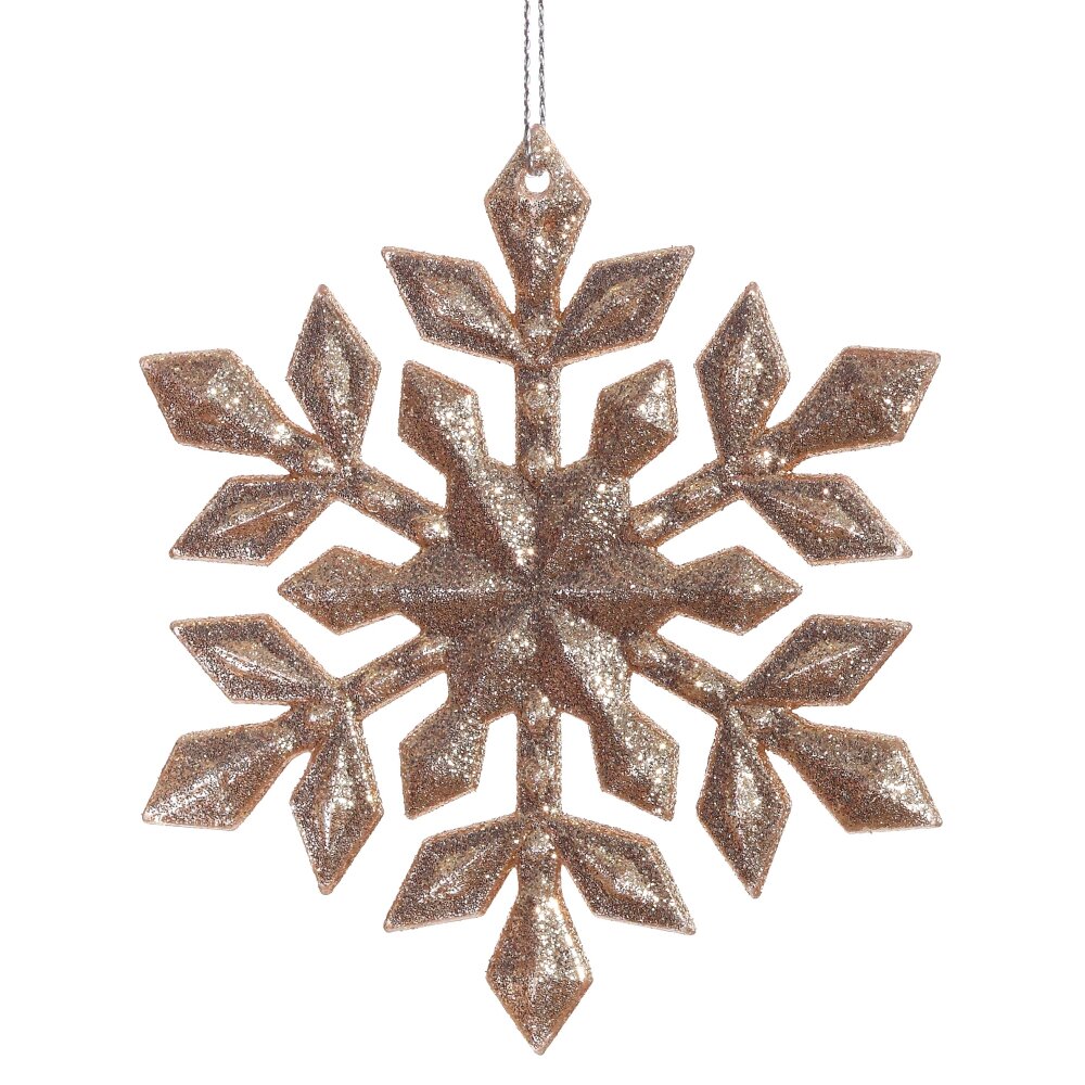 Изделие декоративное подвесное Снежинка 10х0,3х11,5см арт.807649 по цене 