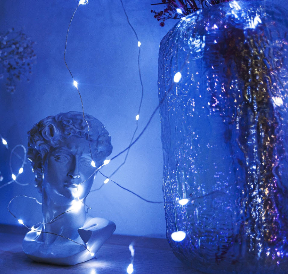 Электрогирлянда Роса 100м 1000 светодиодов, белый, пульт арт.UL-00009945 по цене 