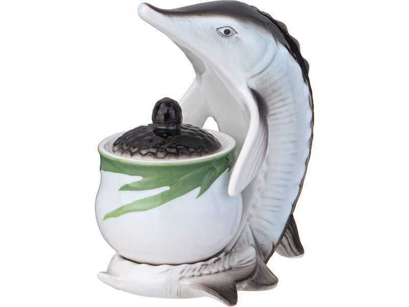 Икорница Лефард осетр 100мл, фарфор арт.58-1052 по цене 