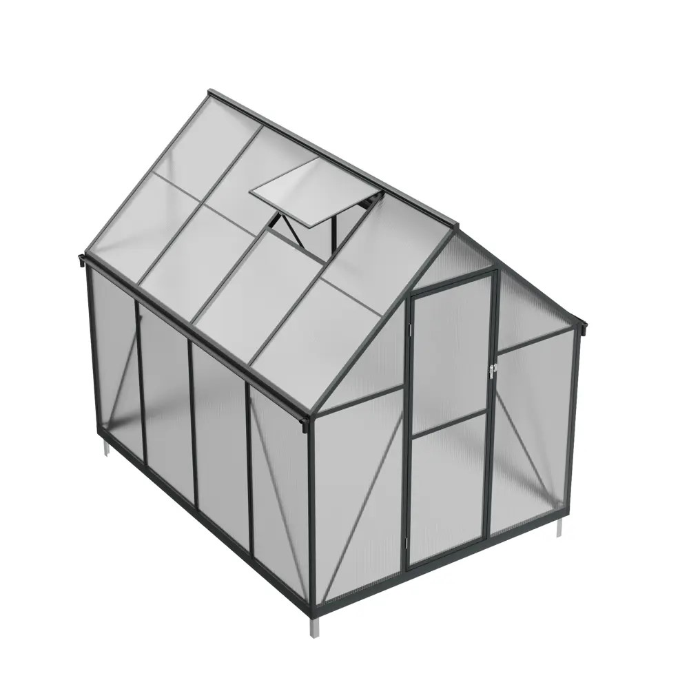Теплица универсальная Мой сад 195×178×225 см, алюм, поликарбонат, Клесто/Klesto GH225 по цене 