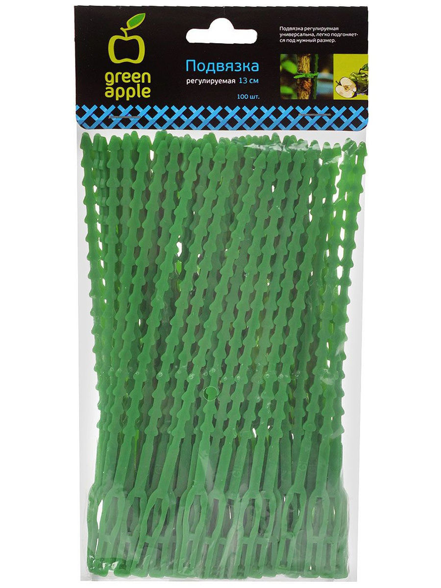 Крепление ГРИН ЭПЛ Хомут для растений пластик L-13см 100шт по цене 