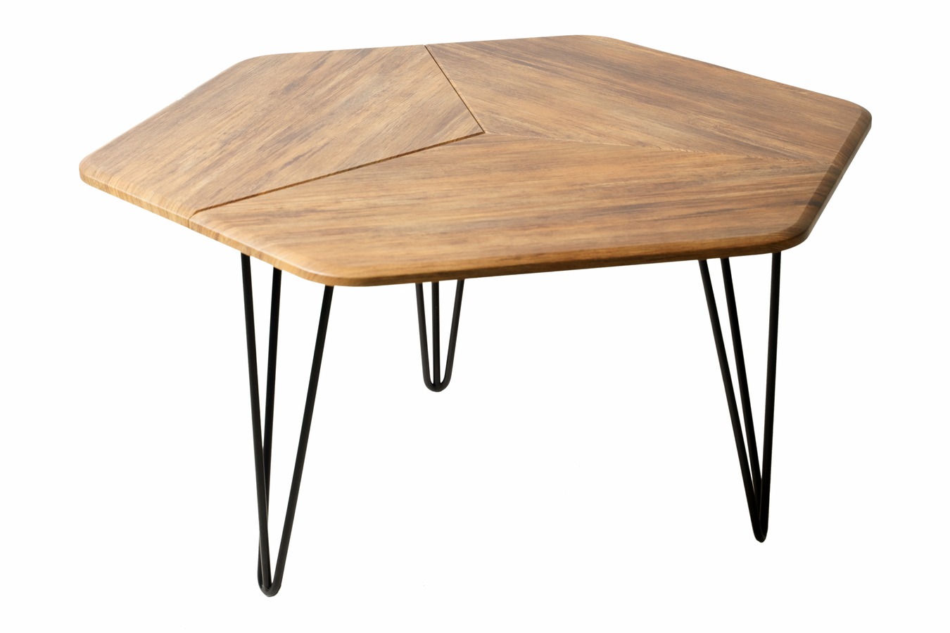 Стол журнальный Олдем каркас черный, столешница дуб американский 90х80х46см по цене 