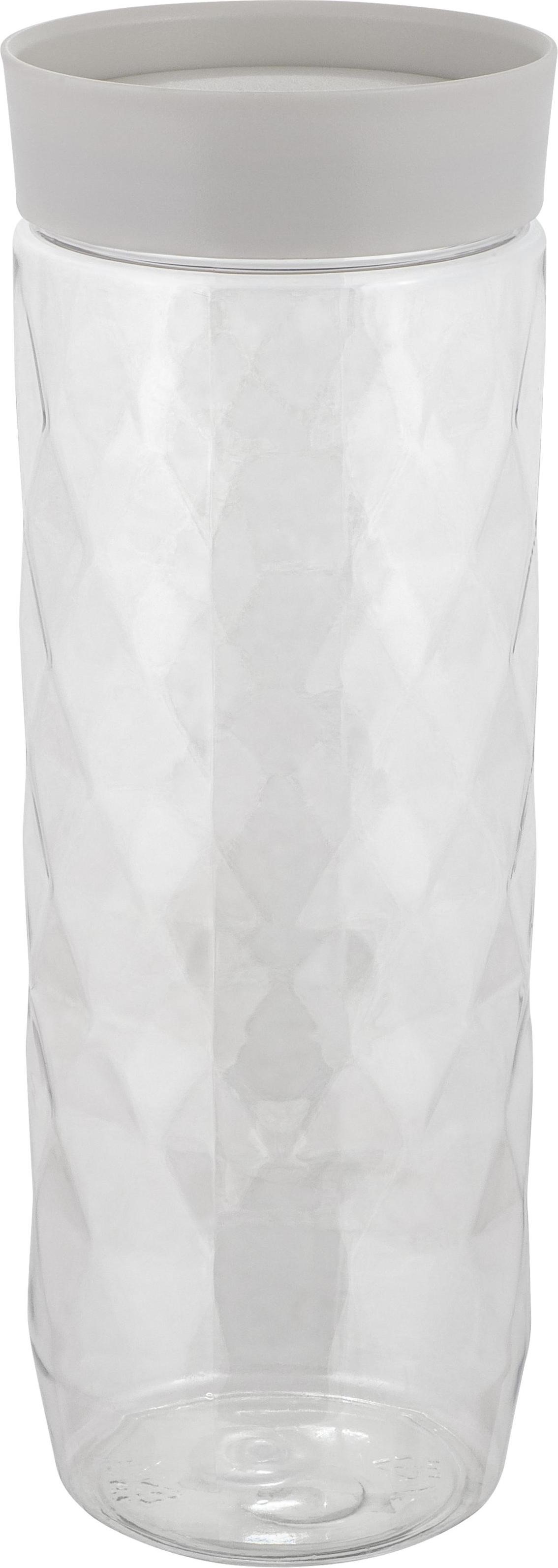 Банка для сыпучих продуктов Пласт Тайм Стокгольм 1,5л пепельный жемчуг по цене 