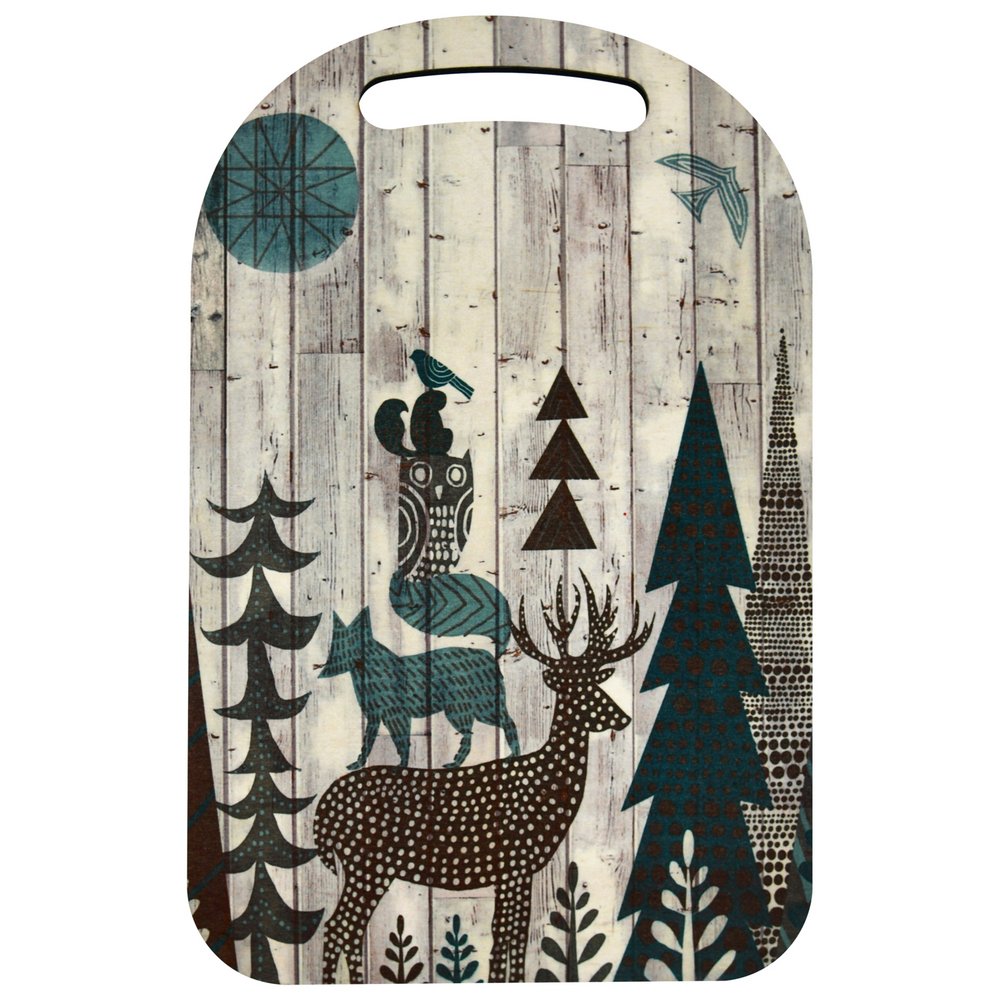 Доска разделочная Зимняя сказка 29х18,5см арт.МБ2-412 по цене 