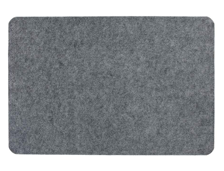 Коврик Вортекс влаговпитывающий, ребристый 60х90см серый арт.24391 по цене 